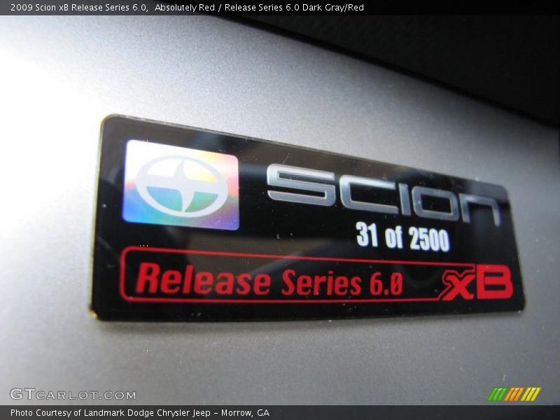 Info Tag of 2009 xB Release Series 6.0