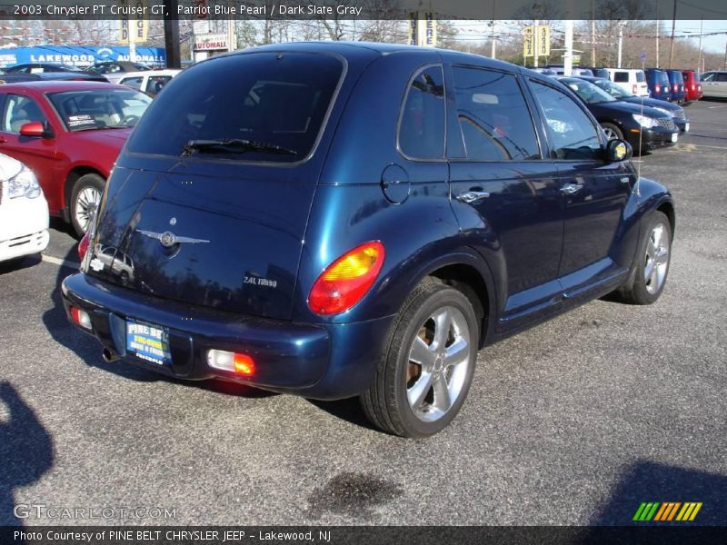 Patriot Blue Pearl / Dark Slate Gray 2003 Chrysler PT Cruiser GT