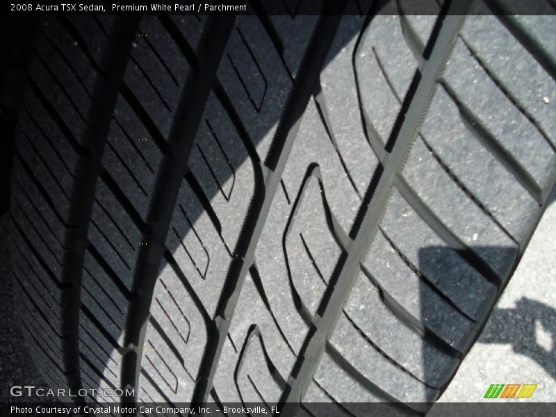 Premium White Pearl / Parchment 2008 Acura TSX Sedan