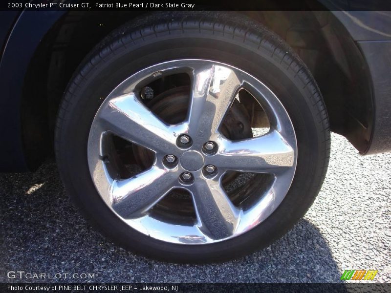 Patriot Blue Pearl / Dark Slate Gray 2003 Chrysler PT Cruiser GT