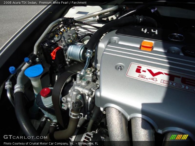 Premium White Pearl / Parchment 2008 Acura TSX Sedan