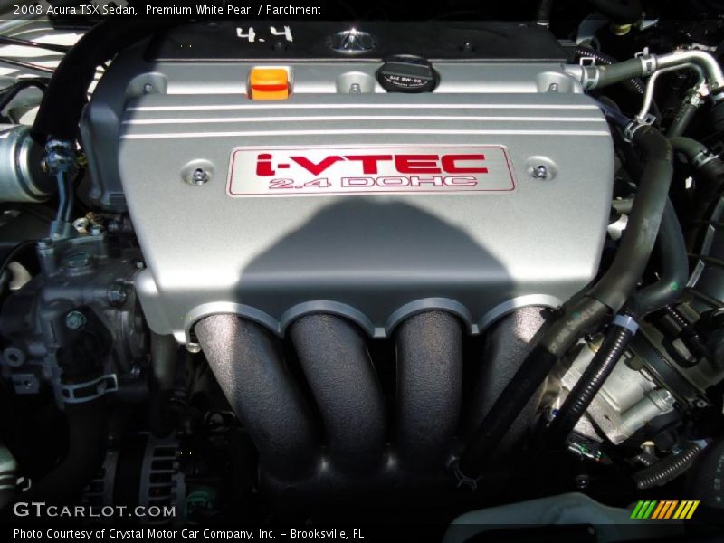 Premium White Pearl / Parchment 2008 Acura TSX Sedan