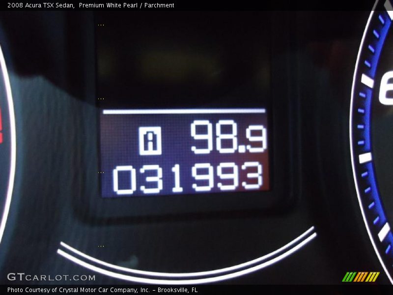 Premium White Pearl / Parchment 2008 Acura TSX Sedan