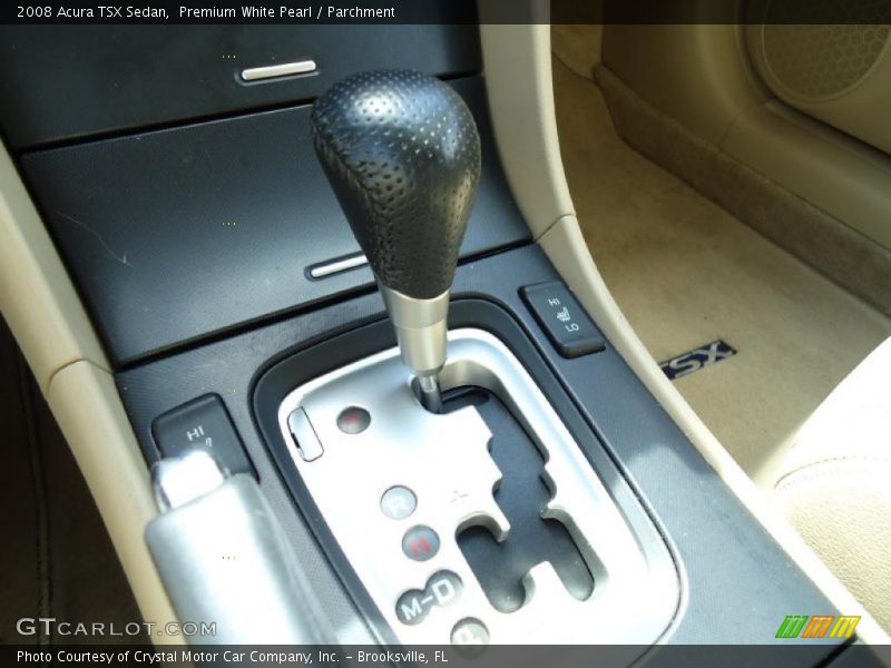 Premium White Pearl / Parchment 2008 Acura TSX Sedan