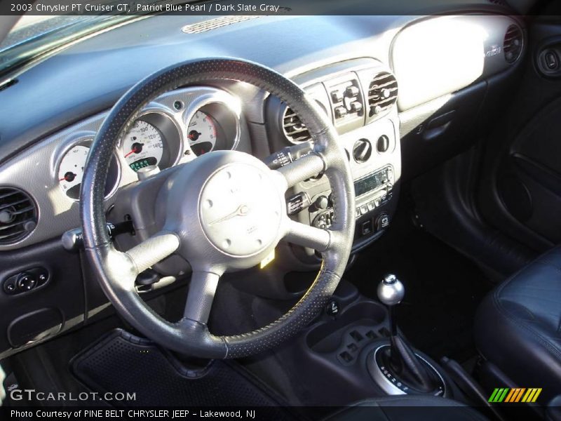 Patriot Blue Pearl / Dark Slate Gray 2003 Chrysler PT Cruiser GT