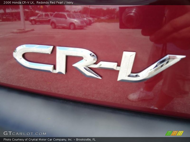 Redondo Red Pearl / Ivory 2006 Honda CR-V LX