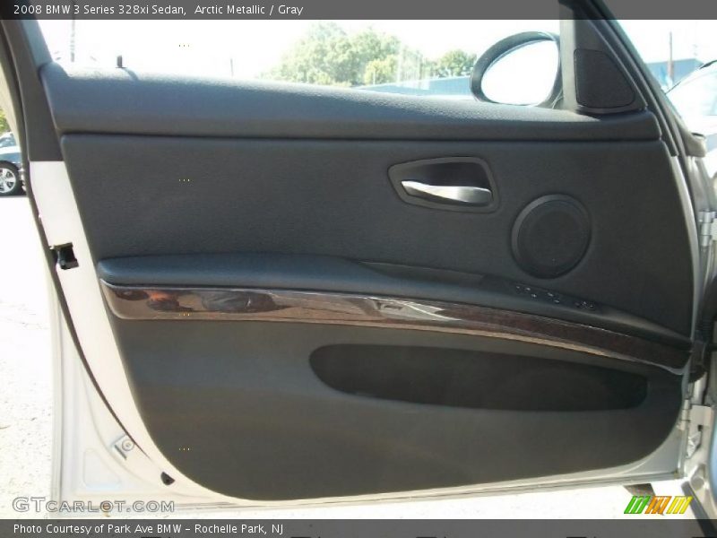 Arctic Metallic / Gray 2008 BMW 3 Series 328xi Sedan