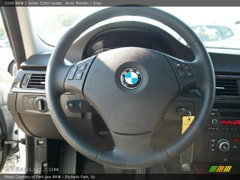 Arctic Metallic / Gray 2008 BMW 3 Series 328xi Sedan