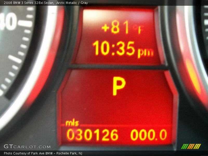 Arctic Metallic / Gray 2008 BMW 3 Series 328xi Sedan