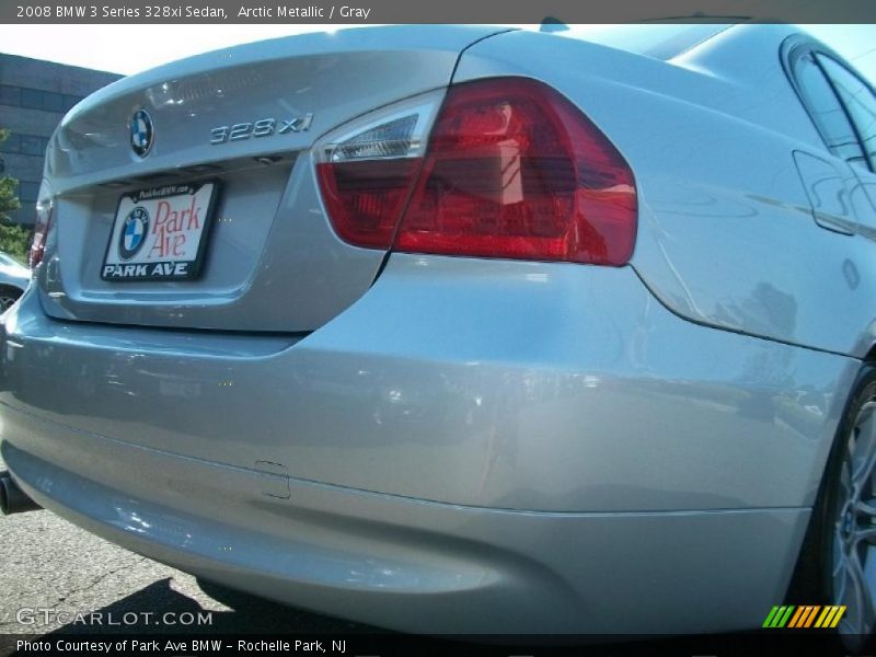 Arctic Metallic / Gray 2008 BMW 3 Series 328xi Sedan