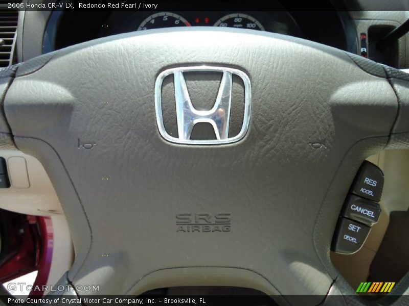 Redondo Red Pearl / Ivory 2006 Honda CR-V LX