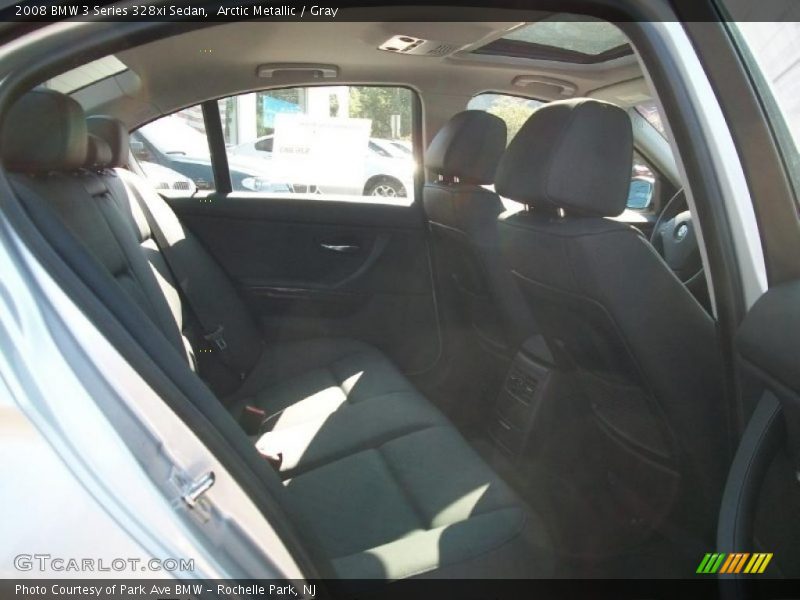 Arctic Metallic / Gray 2008 BMW 3 Series 328xi Sedan