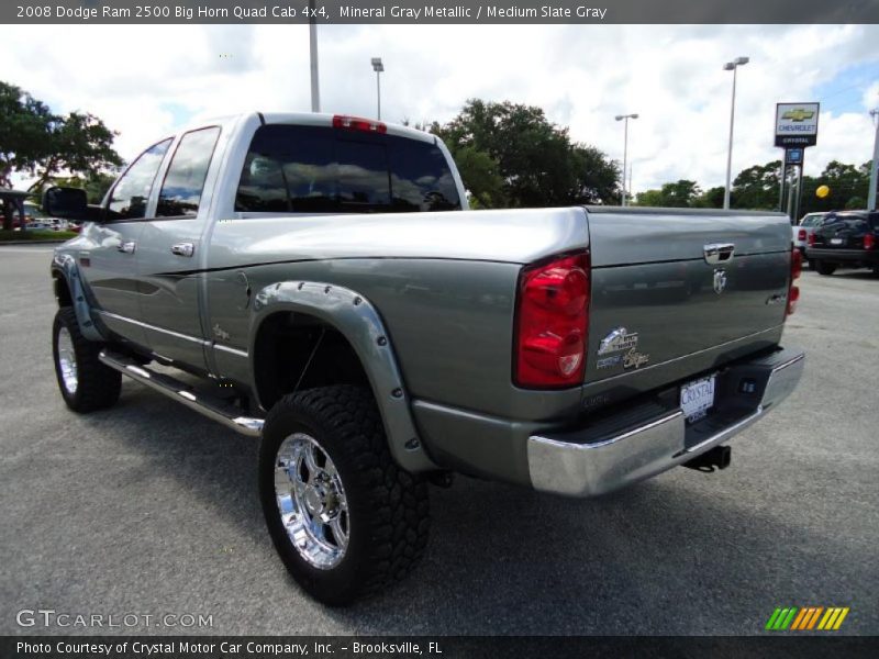 Mineral Gray Metallic / Medium Slate Gray 2008 Dodge Ram 2500 Big Horn Quad Cab 4x4