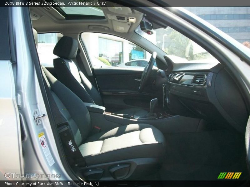 Arctic Metallic / Gray 2008 BMW 3 Series 328xi Sedan