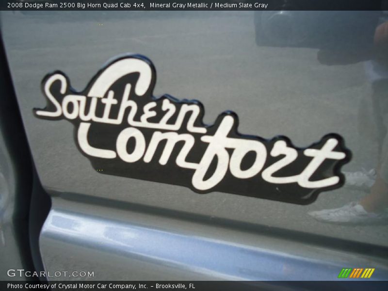 Mineral Gray Metallic / Medium Slate Gray 2008 Dodge Ram 2500 Big Horn Quad Cab 4x4
