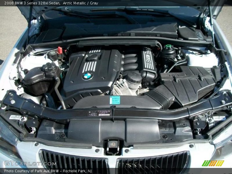 Arctic Metallic / Gray 2008 BMW 3 Series 328xi Sedan
