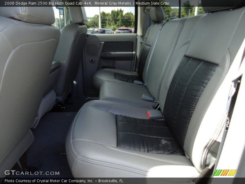 Mineral Gray Metallic / Medium Slate Gray 2008 Dodge Ram 2500 Big Horn Quad Cab 4x4