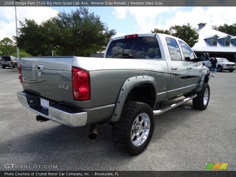 Mineral Gray Metallic / Medium Slate Gray 2008 Dodge Ram 2500 Big Horn Quad Cab 4x4