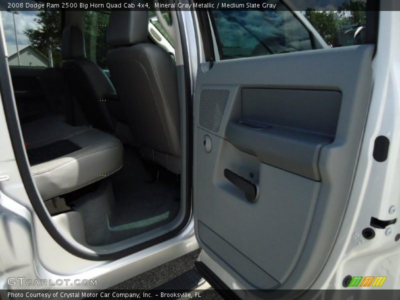 Mineral Gray Metallic / Medium Slate Gray 2008 Dodge Ram 2500 Big Horn Quad Cab 4x4