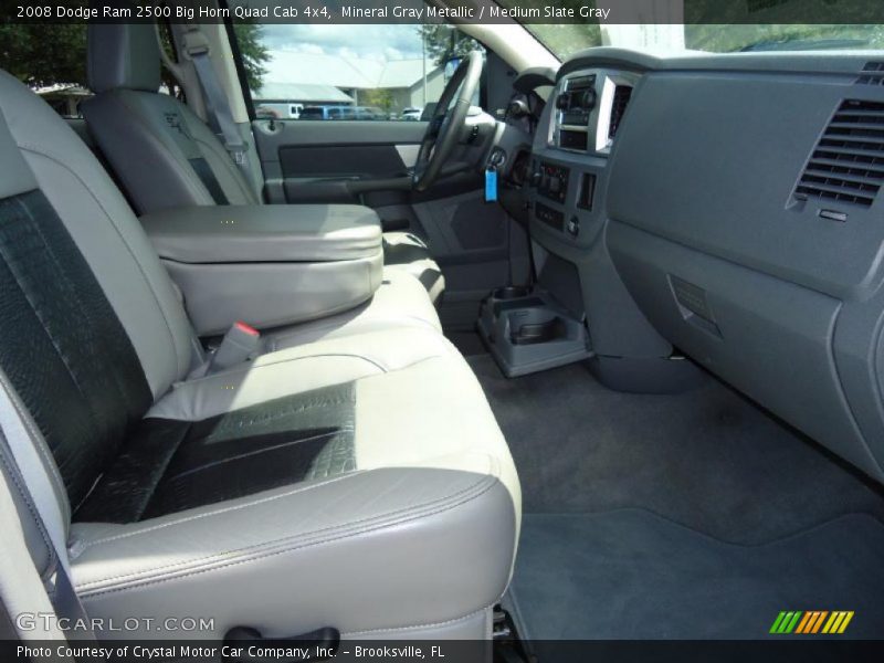 Mineral Gray Metallic / Medium Slate Gray 2008 Dodge Ram 2500 Big Horn Quad Cab 4x4