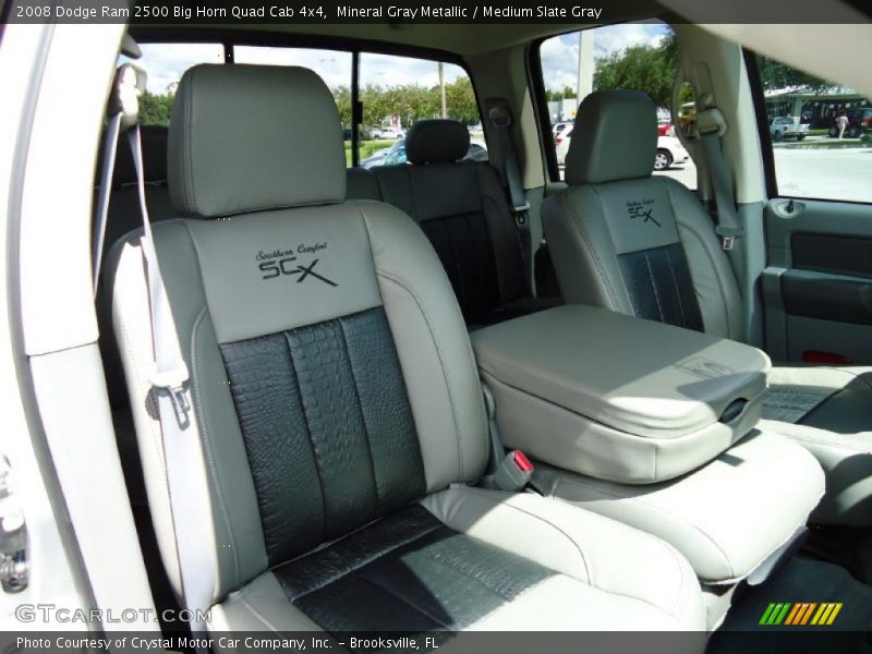Mineral Gray Metallic / Medium Slate Gray 2008 Dodge Ram 2500 Big Horn Quad Cab 4x4