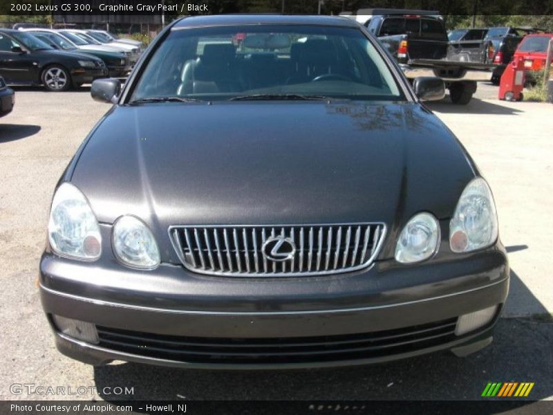 Graphite Gray Pearl / Black 2002 Lexus GS 300