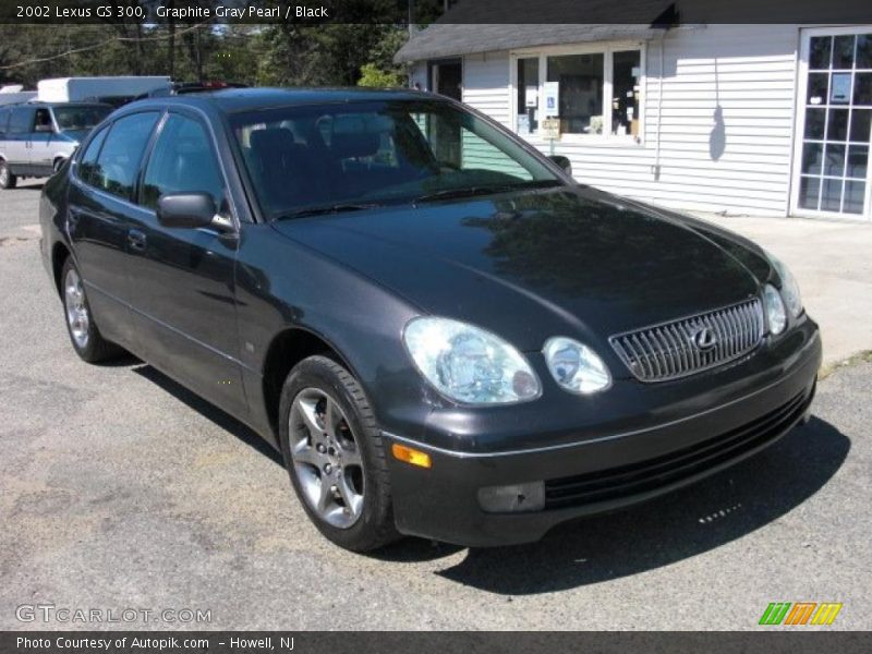 Graphite Gray Pearl / Black 2002 Lexus GS 300