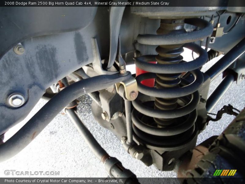 Mineral Gray Metallic / Medium Slate Gray 2008 Dodge Ram 2500 Big Horn Quad Cab 4x4