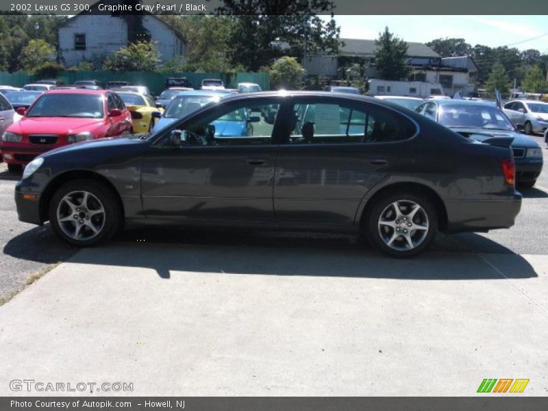 Graphite Gray Pearl / Black 2002 Lexus GS 300