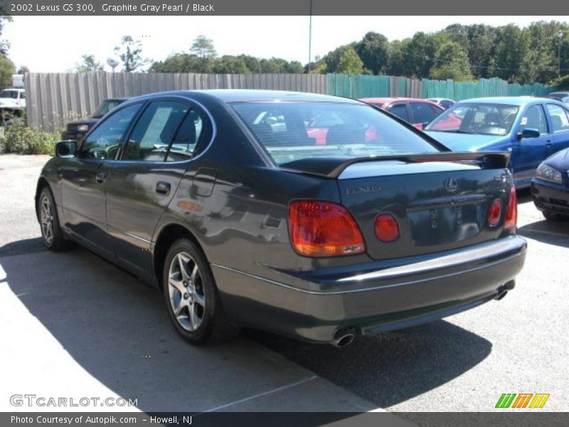 Graphite Gray Pearl / Black 2002 Lexus GS 300