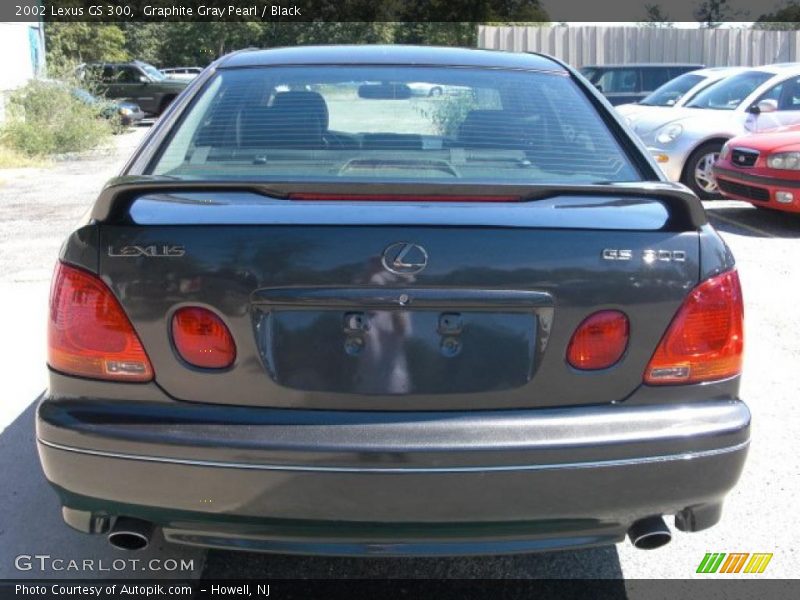 Graphite Gray Pearl / Black 2002 Lexus GS 300