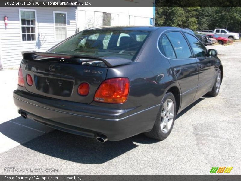 Graphite Gray Pearl / Black 2002 Lexus GS 300