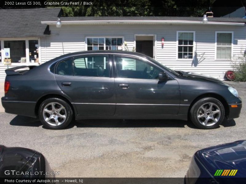 Graphite Gray Pearl / Black 2002 Lexus GS 300