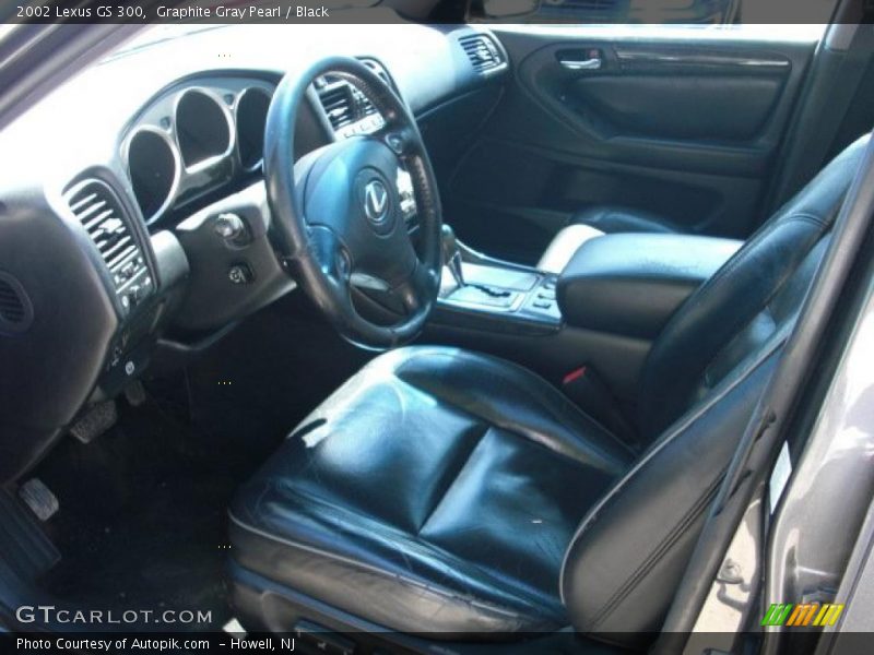 Graphite Gray Pearl / Black 2002 Lexus GS 300