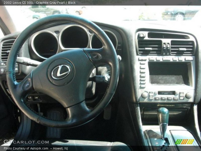 Graphite Gray Pearl / Black 2002 Lexus GS 300