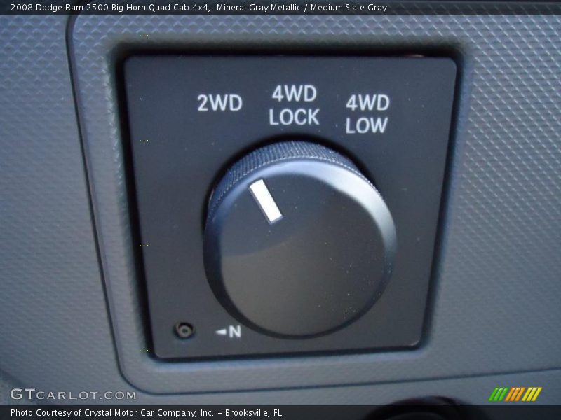 Mineral Gray Metallic / Medium Slate Gray 2008 Dodge Ram 2500 Big Horn Quad Cab 4x4