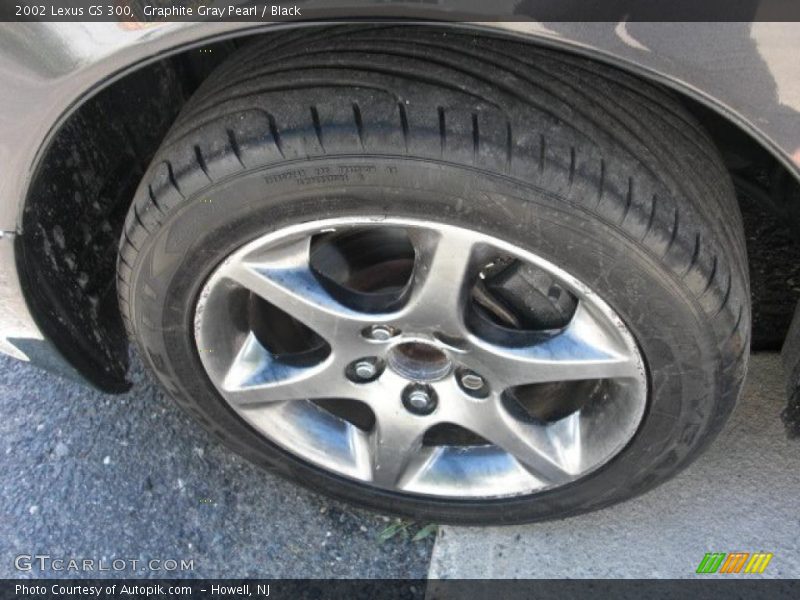 Graphite Gray Pearl / Black 2002 Lexus GS 300