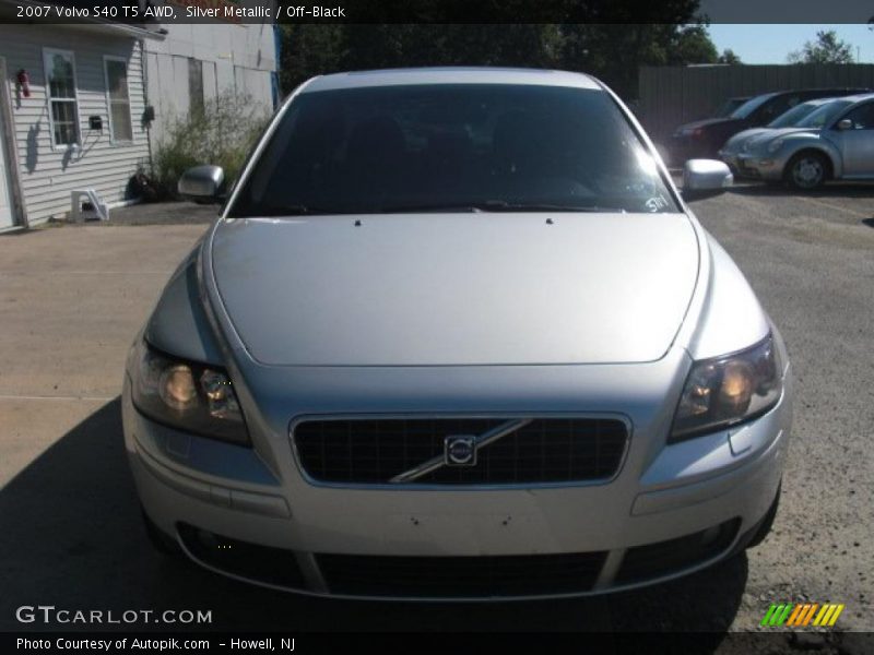 Silver Metallic / Off-Black 2007 Volvo S40 T5 AWD