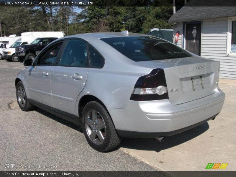 Silver Metallic / Off-Black 2007 Volvo S40 T5 AWD