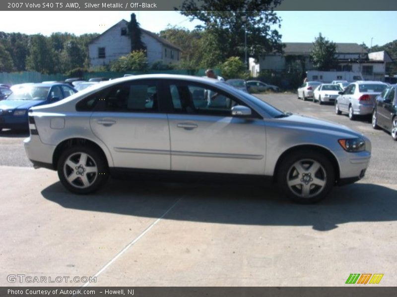 Silver Metallic / Off-Black 2007 Volvo S40 T5 AWD