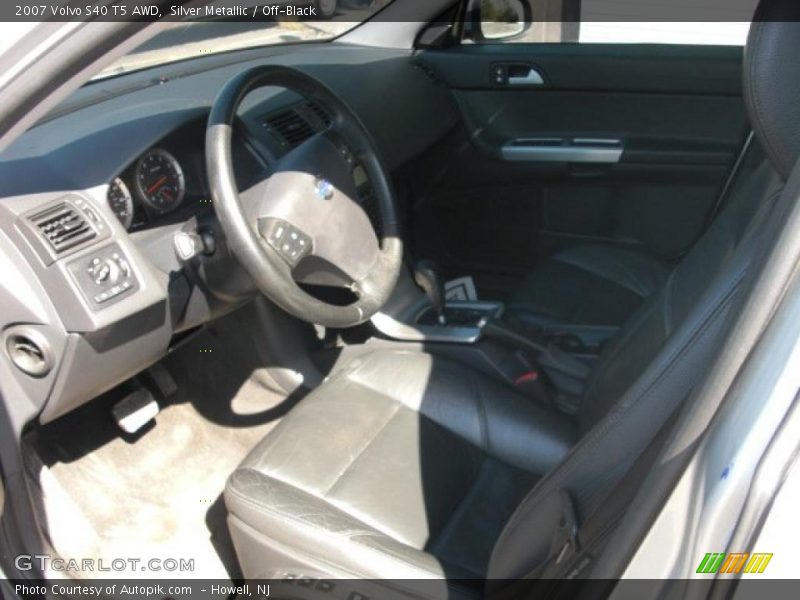 Silver Metallic / Off-Black 2007 Volvo S40 T5 AWD