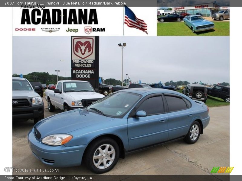 Windveil Blue Metallic / Medium/Dark Pebble 2007 Ford Taurus SEL