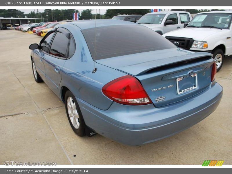 Windveil Blue Metallic / Medium/Dark Pebble 2007 Ford Taurus SEL