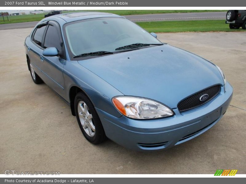 Windveil Blue Metallic / Medium/Dark Pebble 2007 Ford Taurus SEL