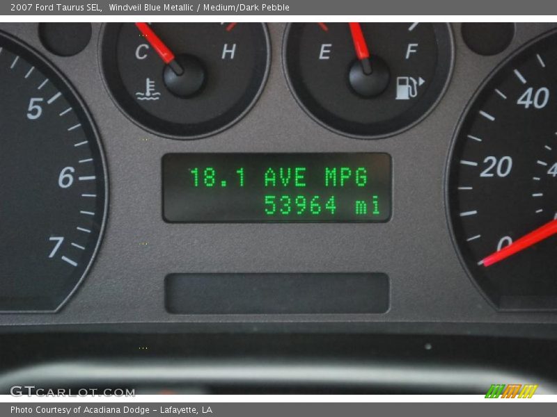 Windveil Blue Metallic / Medium/Dark Pebble 2007 Ford Taurus SEL