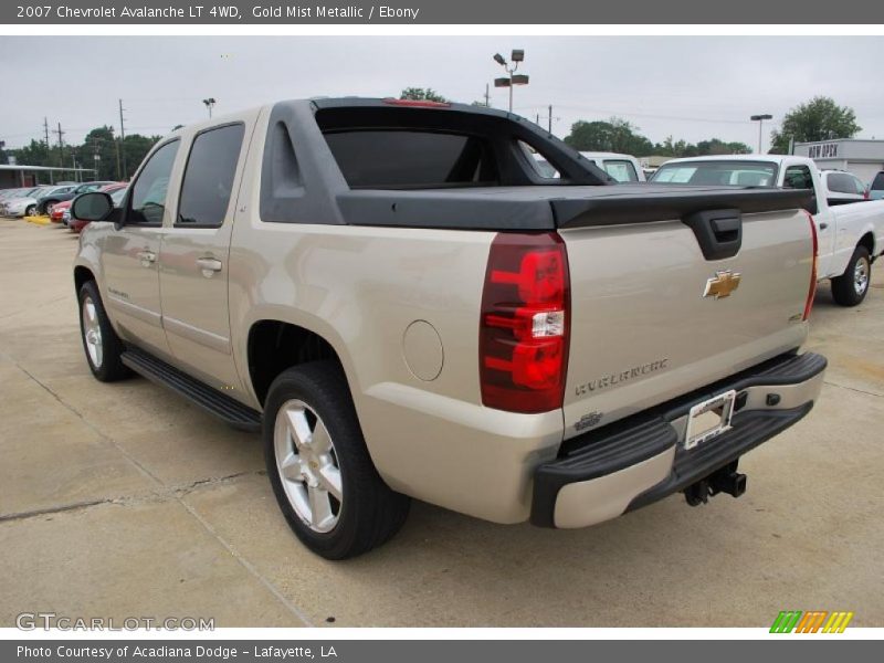 Gold Mist Metallic / Ebony 2007 Chevrolet Avalanche LT 4WD