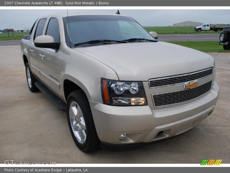 Gold Mist Metallic / Ebony 2007 Chevrolet Avalanche LT 4WD