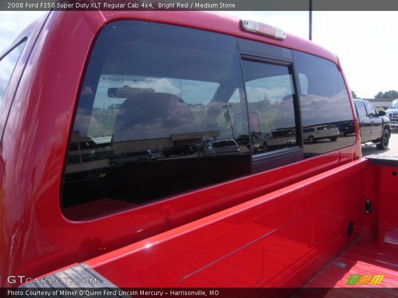 Bright Red / Medium Stone 2008 Ford F350 Super Duty XLT Regular Cab 4x4