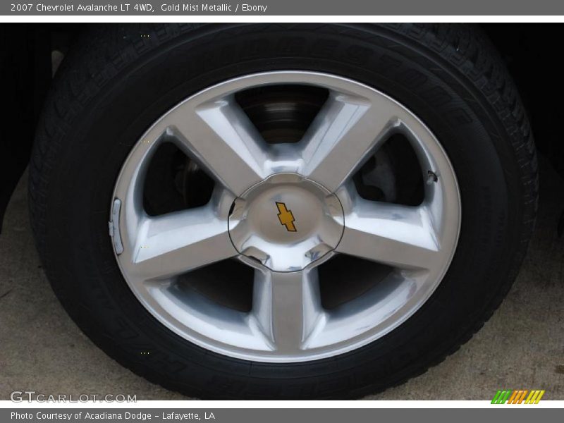 Gold Mist Metallic / Ebony 2007 Chevrolet Avalanche LT 4WD