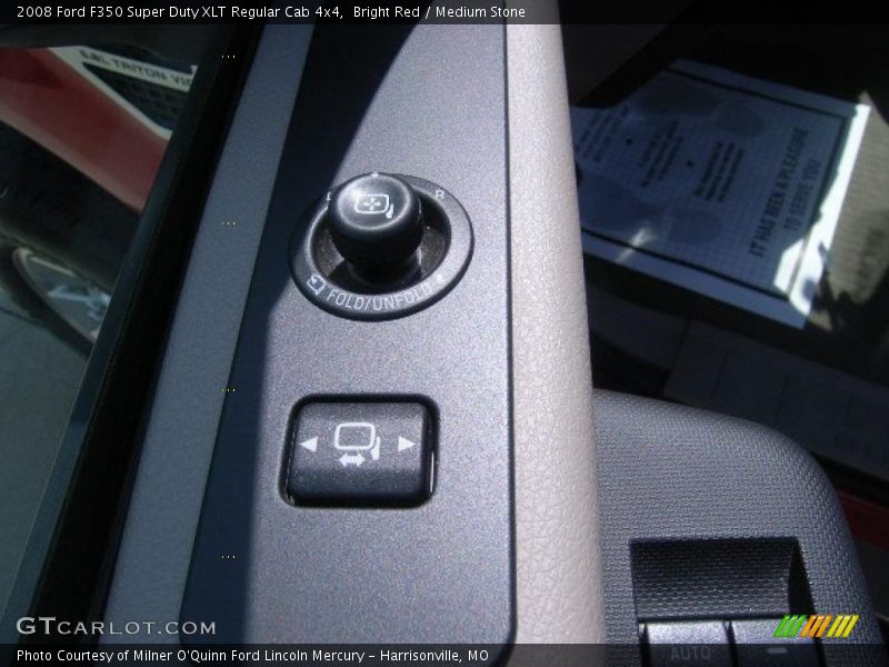 Bright Red / Medium Stone 2008 Ford F350 Super Duty XLT Regular Cab 4x4